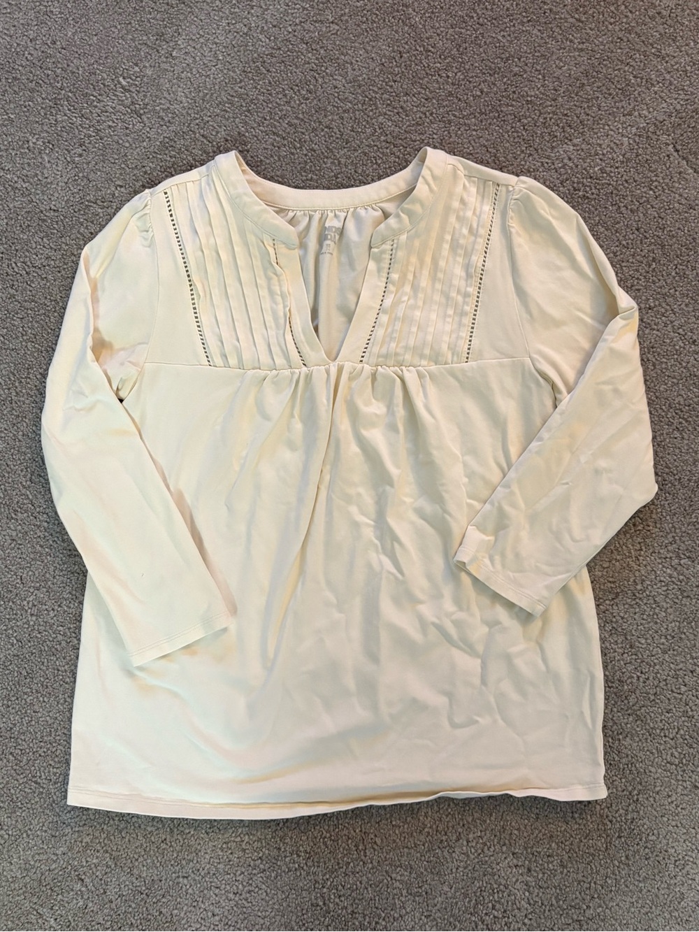 Cotton cream top